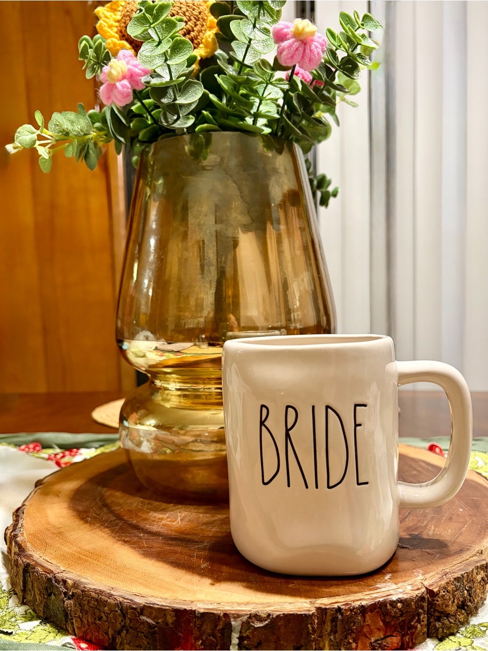 Rae Dunn Bride Ceramic Mug in Cream – Stylish Bridal Coffee Cup